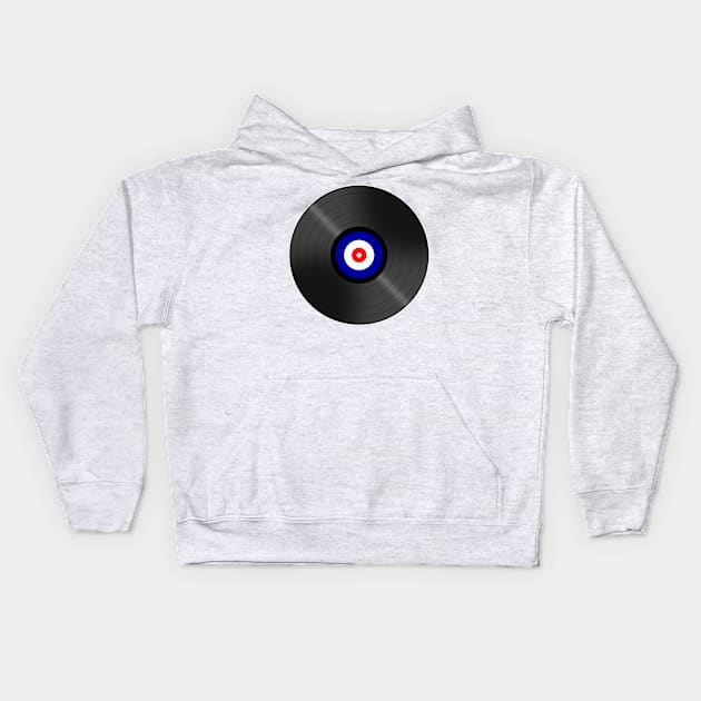 Target Vinyl Kids Hoodie by Confusion101